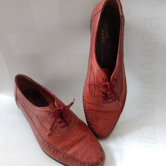 Vintage Leather Shoes "Turbo Club" Size 9 Tropical Footwear Huaraches - Picture 7 of 10